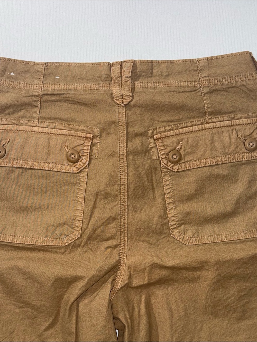American Eagle Baggy Jogger Cargo Pants Brown Stretch Utility Pockets Size 4 NWT - Picture 5 of 10